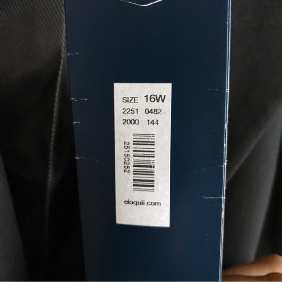 NWTS Eloquii Black Jacket Size 16W Lined Pockets - Picture 5 of 5